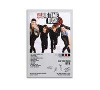 UNBITB Poster Big Time Rush Btr - Impression sur toile - Décoration murale moderne pour salon, chambre à coucher - 40 x 60 cm - Style moderne