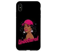 Unbothered Black Woman African American Afro Queen Coque pour iPhone XS Max