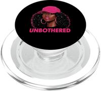 Unbothered Black Woman African American Afro Queen PopSockets PopGrip pour MagSafe