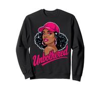 Unbothered Black Woman African American Afro Queen Sweatshirt