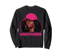 Unbothered Black Woman African American Afro Queen Sweatshirt