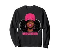 Unbothered Black Woman African American Afro Queen Sweatshirt