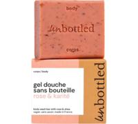 Unbottled Gel Douche Sans Bouteille Rose & Karité 110g