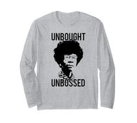 UnBOUGHT UNBOSSED Shirley Chisholm Meme Icône Manche Longue