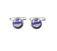 Unbranded Set of 2- Replica ELLIE BADGE GRAPE SODA BOTTLECAP PIN! UP & Sticker Gift Bags