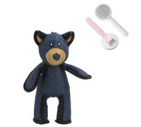 Unbreaka Bear 2.0 - Jouet pour chien ours indestructible pour mâcheurs agressifs, jouet pour chien ours grinçant indestructible, jouet pour animaux de compagnie durable pour mâcheurs lourds, peigne de