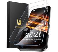 Unbreakcable 2x Protection Écran Iphone 16 Pro - Verre Trempé 9h, Anti-Trace, Hd, Installation Facile.