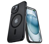 UNBREAKcable Coque magnétique pour iPhone 15 6,1 Pouces, Compatible MagSafe, Protection de l'appareil Photo, Anneau Magnétique Intégré, Protection Antichoc Contre Les Chutes - Noir