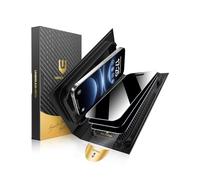 UNBREAKcable Film de Protection Confidentialité pour iPhone 16 Plus, Pack de 3 Verres Intégral [28° Anti-Espion] [Dureté 9H] [Boîte d’Installation Facile] Verre Résistant et Haute Protection