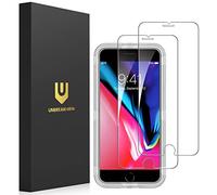 UNBREAKcable Film de protection d'écran en verre trempé pour iPhone SE 2020/iPhone SE 2022 iPhone 8/7/6/6S Dureté 9H Verre Protecteur d'écran 2,5D [Anti-Bulle, Anti-rayures, facile à appliquer]