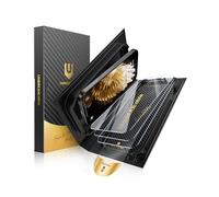 UNBREAKcable pour iPhone 15 Pro Verre Trempé, Lot de 3 Protecteur d'Écran [Dureté 9H+] [Clarté HD de 99,99%] [Cadre d'Installation Facile] [Compatible avec les coques] pour Apple 15 Pro 6,1 Pouces