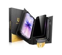 UNBREAKcable Protection d'Écran Confidentialité pour iPhone 17, Kit Anti-Poussière Automatique, Verre Trempé Anti-Espion 28° Incassable, Pose Sans Bulles Facile, Film 9H Couverture Totale - Lot de 2