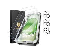 UNBREAKcable Protection Écran iPhone 15 Plus - Lot de 3, 3 Vitres en Verre Trempé + 3 Protecteurs d'Objectif, Dureté 9H, Clarté HD, Anti-Traces de Doigts, Compatible Coque, 6,7 Pouces