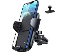 UNBREAKcable Support Telephone Voiture Grille d’aération [2 en 1] Universel Porte Telephone Voiture Tableau de Bord Rotation 360° Kit Telephone Voiture avec iPhone, Samsung, Huawei, Xiaomi