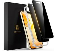 UNBREAKcable Verre Trempé Anti Espion pour iphone 15 6,1 Pouces, Bord Noir Integrale Protection Écran [Lot de 2], Film Protecteur Vitre [Résistant aux Rayures, Anti-Traces de Doigts]