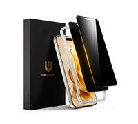 UNBREAKcable Verre Trempé Anti Espion pour iPhone 16 Pro Max 6,9 Pouces, Bord Noir Integrale Protection Écran [Lot de 2], Film Protecteur Vitre [Résistant aux Rayures, Anti-Traces de Doigts]