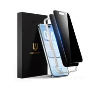 UNBREAKcable Verre Trempé Anti-Espion pour iPhone Air (6,5 Pouces), Film Protection D’Écran Incassable avec Cadre d’Installation Facile [Dureté 9H] - Lot de 2