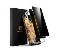 UNBREAKcable Verre Trempé Anti Espion pour iPhone Plus 6,7 Pouces, Bord Noir Integrale Protection Écran [Lot de 2], Film Protecteur Vitre [Résistant aux Rayures, Anti-Traces de Doigts]