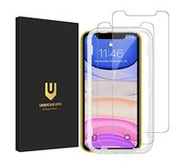 UNBREAKcable Verre Trempé pour iPhone 11/ iPhone XR (6.1") [Lot de 2 + Kit d'Installation] Film Protection Ecran Vitre HD Transparent Dureté 9H [Anti-Rayures, Anti-Traces de Doigts et sans Bulle]