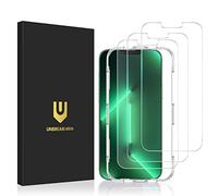 UNBREAKcable Verre Trempé pour iPhone 13 Pro Max/14 Plus [Pack de 3], HD Transparent Film Protection Écran, Cadre d'installation Facile, sans Bulles, Ultra Résistant Dureté 9H Glass