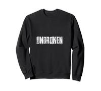 Unbroken Typographie Simple Sweatshirt