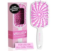 Unbrush Plus Curly Hair Brush For Gentle And Effective Detangling On Wet Or Dry Fragile Hair Types,Detangling Brush With 84 Ultraflex Bristles,Ultra Light,Ventilated.[O30]