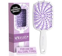 UNbrush! UNbrush Plus Detangling Brush for Gentle and Effective Detangling on Fragile Wet or Dry Hair Types-84 UltraFlex Bristles,Ultra Light,Anti-Static,Ventilated