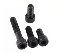 UNC Black Grade 12.9 Steel Hexagon Hex Socket Cup Head Screws 0#-80 2#-56 4#-40 6#-32 8#-32 10#-32 1/2-13 Cap Allen Head Bolt(1-1 4,10-32(5pcs))