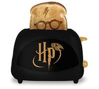 Uncanny Brands - Grille-pain Harry Potter à 2 tranches - Toasts Harry Potter sur votre grille-pain - Appareil de cuisine amusant - Compact et facile à nettoyer