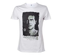 Uncharted 4 T-Shirt - Drake Kompass -XL- weiss [import allemand]
