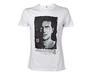 Uncharted 4 T-Shirt - Drake Kompass -XL- weiss [import allemand]