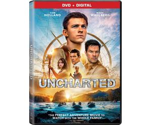 Uncharted (DVD) Tom Holland Mark Wahlberg Sophia Ali Tati Gabrielle