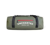 Uncharted Supply Co. The Vault Sac de sport étanche - Sac hermétique avec sangles de sac à dos, taille cabine, parfait pour les voyages, le bateau, le camping, les loisirs., vert olive, 65L, Sac de
