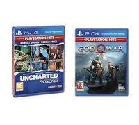 Uncharted : The Nathan Drake Collection HITS [Importación francesa]+Sony, God Of War PS4, 1 Joueur, Version Physique avec CD, En Français, PEGI 18+,