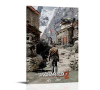 UnchartedWaterproof Art Stickers muraux haute définition pour chambres/magasins, résistant à l'humidité et à la décoloration, emballage exquis, parfait pour offrir en cadeau, style cadre 50,8 x 76,2
