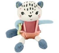 Fisher-Price Jouet Uncialéopard Des Neiges Peluche, Doux, 95% De Plastiques Recyclés Post-Consommation, Emballage Certifié Fsc®, Anneau Dentition Sans Bpa, Jouet Enfant, Dès 3 Mois, HKD64