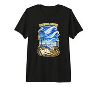 Uncinus Study Cirrus en Crochet Météorologie T-Shirt Haut de Gamme