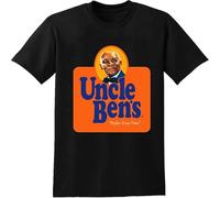 Uncle Ben Rice Food Cooking T-Shirt Men's Unisex Tee Top Sweatshirt Short Sleeve Black M