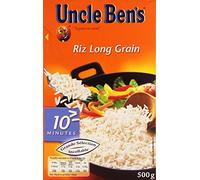 UNCLE BEN'S Riz Long Grain Blanc Cuisson Rapide 10 Minutes Vrac 500 g