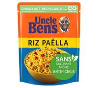 UNCLE BEN'S Riz Paella - Express 2 min au micro-onde ou à la poêle - 250 g - Pack de 12