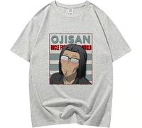 Uncle from Another World T-Shirts Uncle Ojisan Short Sleeves Pullover Ojisan T-Shirts Shibasaki Cosplay Sweatshirts Uncle from Another World Fans Clothing Manches Courtes(3X-Large)