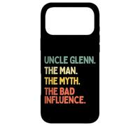 Uncle Glenn Citation Humoristique The Man The Myth The Bad Influence Coque pour iPhone 17 Pro Max
