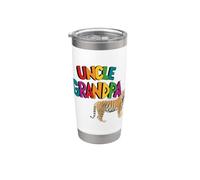 Uncle Grandpa Tiger Logo Gobelet isotherme en acier inoxydable double paroi