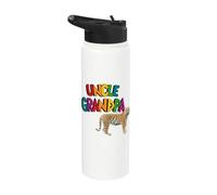 Uncle Grandpa Tiger Logo Stainless Steel Insulated Water Bottle