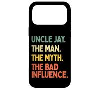 Uncle Jay Citation Humoristique The Man The Myth The Bad Influence Coque pour iPhone 17 Pro Max