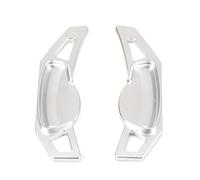 UNCLE LIAO 2 pièces en voiture volant changement de vitesse palette lame manette de vitesse adapté pour Benz Smart 451 453 Fortwo 09-17 Forfour 2015-2017 extensions de changement de volant.,D-Silver