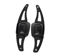 UNCLE LIAO 2 pièces en voiture volant changement de vitesse palette lame manette de vitesse adapté pour VW Passat 2018 2019 2020 extensions de changement de volant.,A-Black
