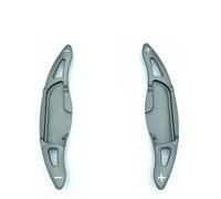 UNCLE LIAO 2 pièces en voiture volant changement de vitesse palette lame manette de vitesse adapté pour Haval H6 H8 H9 WEY VV 5 7 H2S 2017 extensions de changement de volant.,E-Grey