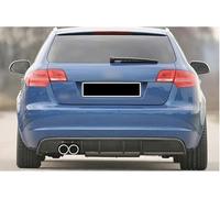 UNCLE LIAO Diffuseur Pare-Chocs Arrière Aileron pour Audi A3 8P 4 Portes 2008 2009 2010 2011 2012,LèVre Voiture Pare-Chocs Inférieur Becques Arrière Kit Corps.