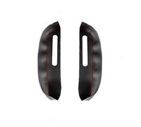 UNCLE LIAO Garniture de Couverture de Panneau d'accoudoir de Porte de Voiture Couverture de Panneau de Porte pour Peugeot 307 2004-2009 2010 2011 2012 2013.,A-2x Front Black-Red